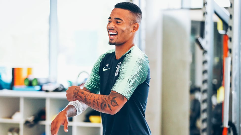 BUOYANT BRAZILIAN : The ever-smiling Gabriel Jesus