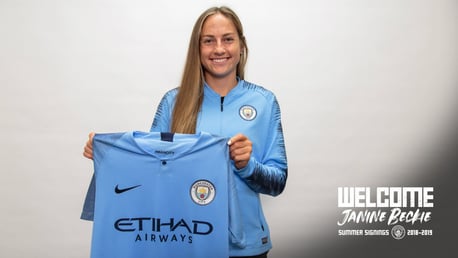 WELCOME, JANINE: City have signed Janine Beckie from Sky Blue FC