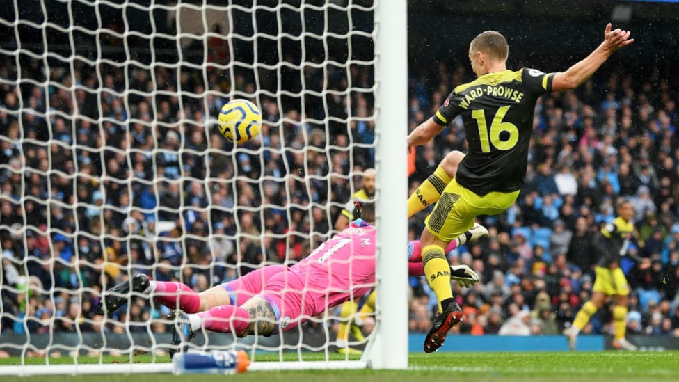 OPENER : Ward-Prowse pounces to give the visitors an unlikely lead.