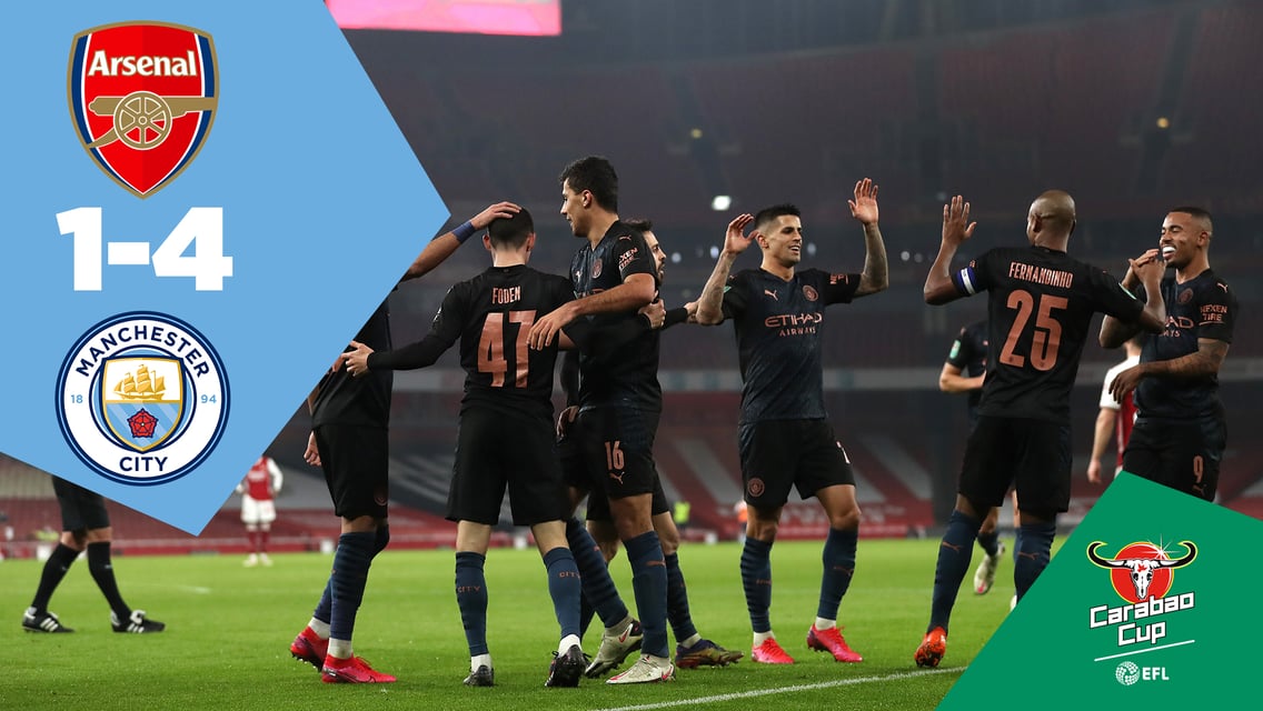Arsenal 1-4 City: ULangan Penuh Pertandingan
