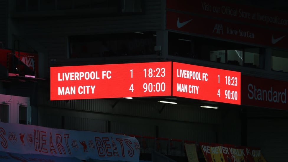 TAKE IT IN : The win takes us ten points ahead of Liverpool.