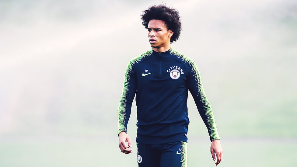 ACTION STATIONS : Leroy Sane is a study in concentration