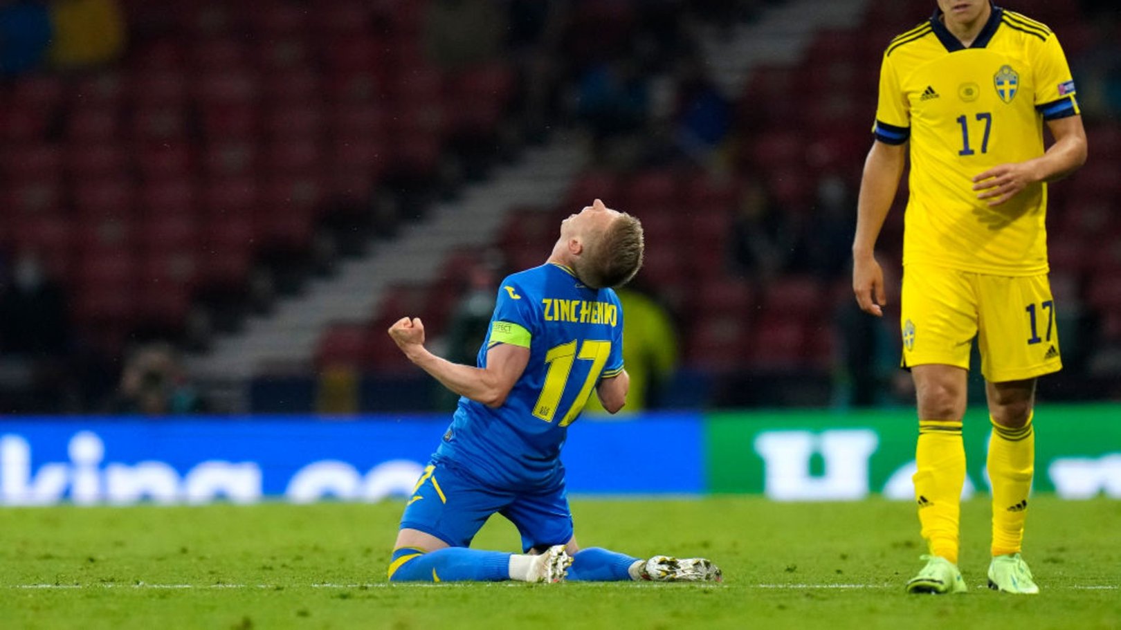 Zinchenko on target as Ukraine make history at Euro 2020