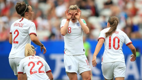 WINNING START: England claimed three points in their Group D opener against Scotland 