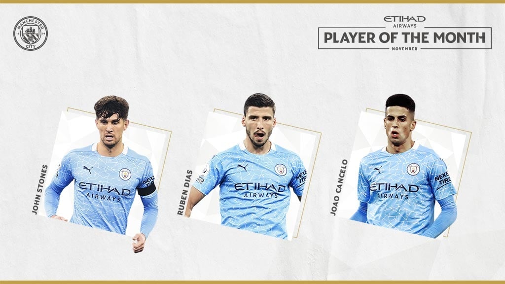 Defensive trio up for November Etihad award