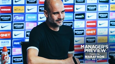 PRESS CONFERENCE: The manager previews the game...