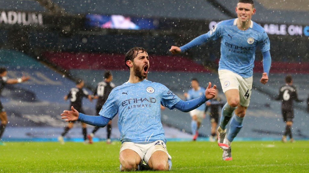 BRILLIANT BERNARDO: The match winner!