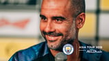 PEP TALK: The boss faced the press ahead of tomorrow's game against Yokohama F. Marinos