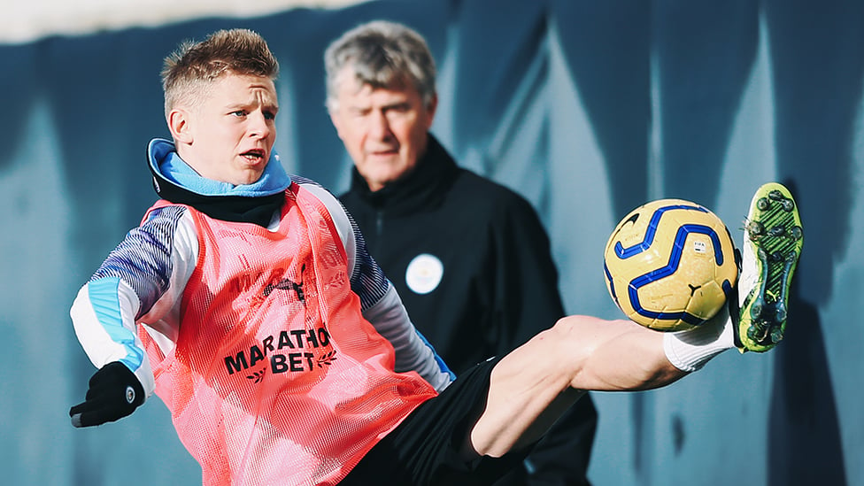 CLOSE CONTROL : Great to see Oleksandr Zinchenko nearing a return from injury!