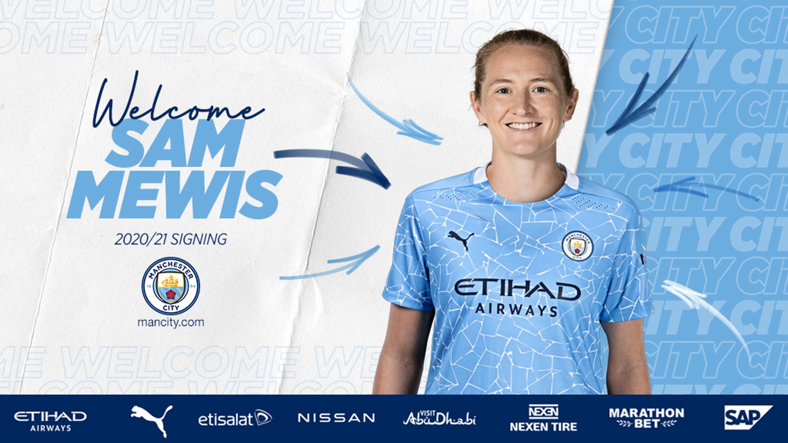 Sam Mewis signs for City
