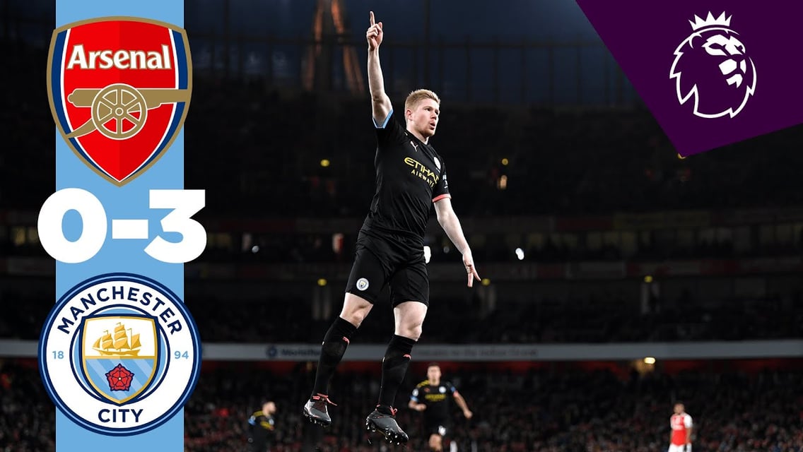 Arsenal 0-3 City: Full match replay