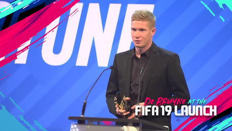 KDB: Our midfielder attends the FIFA 19 launch!