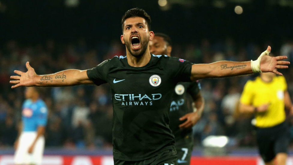 EL MOMENTO. Sergio, máximo goleador del la historia del City.