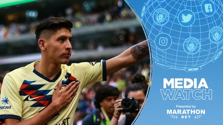 MEDIA WATCH: Edson Alvarez has expressed his admiration for City's attacking style.