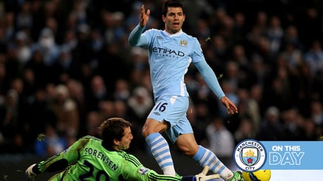 On this day: League Cup delight and Aguero is a Christmas cracker!