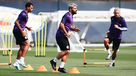 Training: Aguero, Jesus and Otamendi are back! 