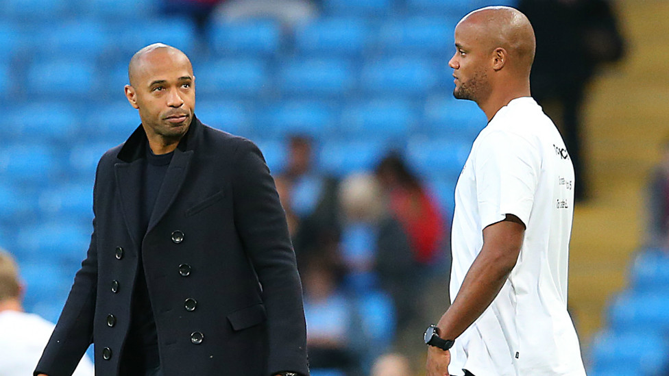 TWO LEGENDS : Thiery Henry takes the role of assistant manager for Premier League All Stars XI