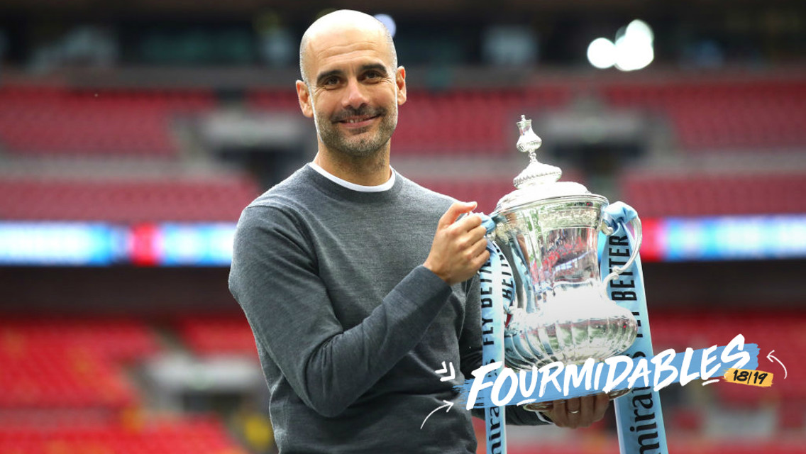 WINNER: The trophy which completed the clean sweep.