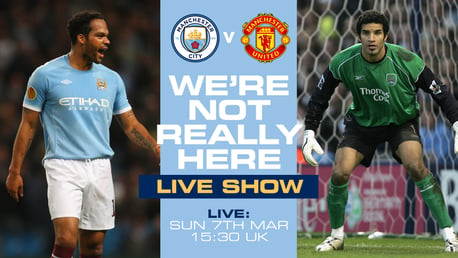 Lescott and James in WNRH studio for Manchester Derby
