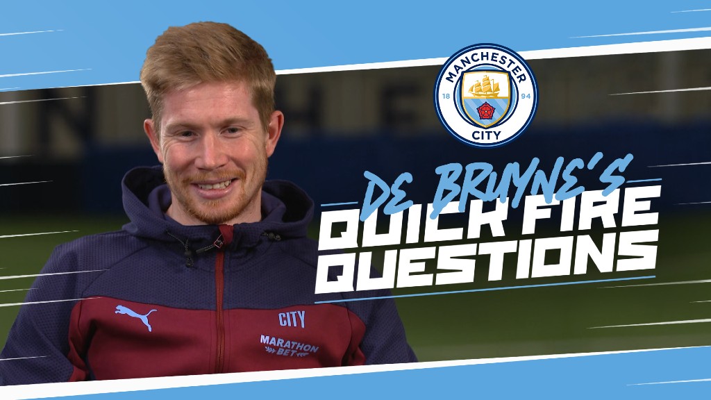 Kevin De Bruyne: Quickfire questions