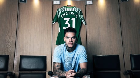 Ederson signs for City in 2017