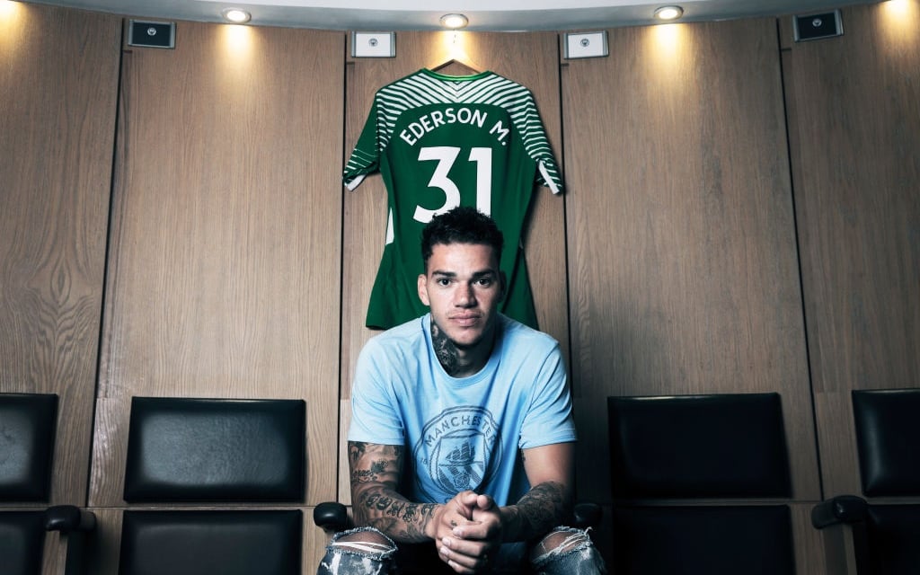 Ederson signs for City in 2017