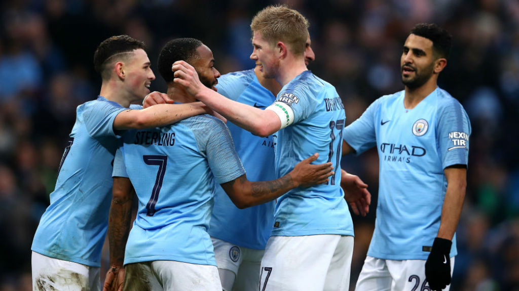 SEVEN UP: Manchester City were at our ruthless best in our FA Cup win over Rotherham