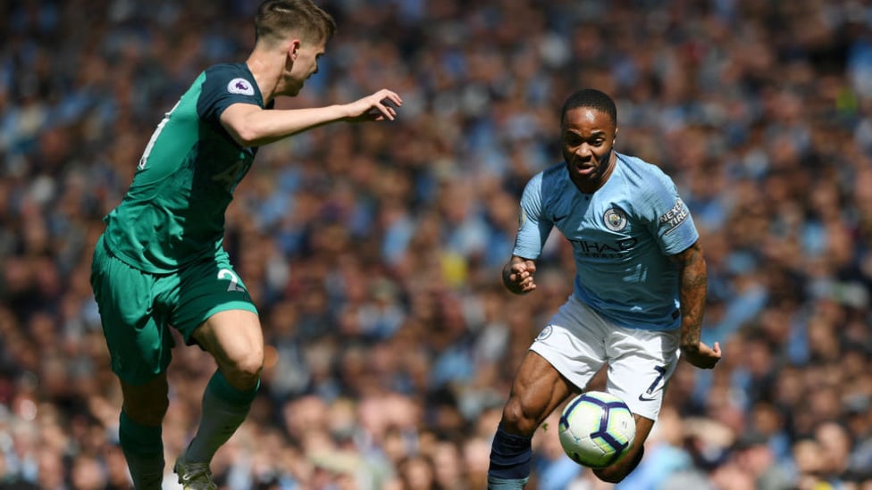 RAZZLE DAZZLE : Raheem Sterling launches another City attack