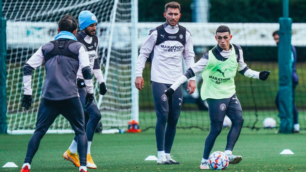 PHIL GOOD : Fresh from Saturday's Man of the Match display, Phil Foden...