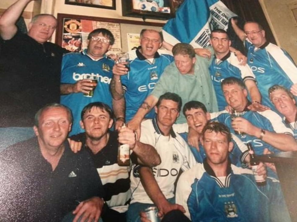 BOYS IN BLUE : Lee Wellens: "The party we had back at the local that night!"