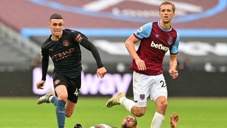 Mixed emotions for Foden after Hammers strike