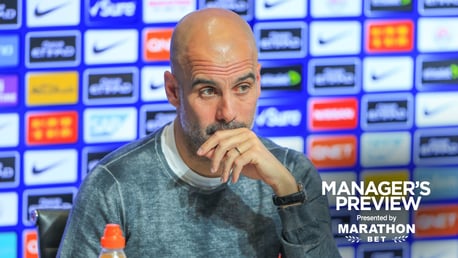 PRE-MATCH: Pep Guardiola addresses the media ahead of the final game of the season.