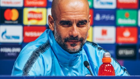 PRESS CONFERENCE: Pep Guardiola addresses the media ahead of the game...