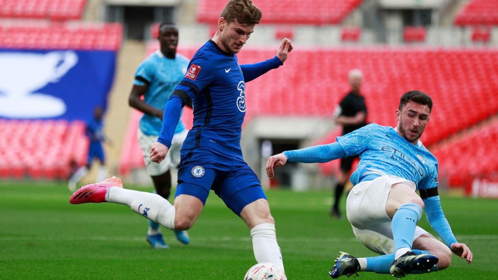 SLIDE RULE: Aymeric Laporte stops Timo Werner