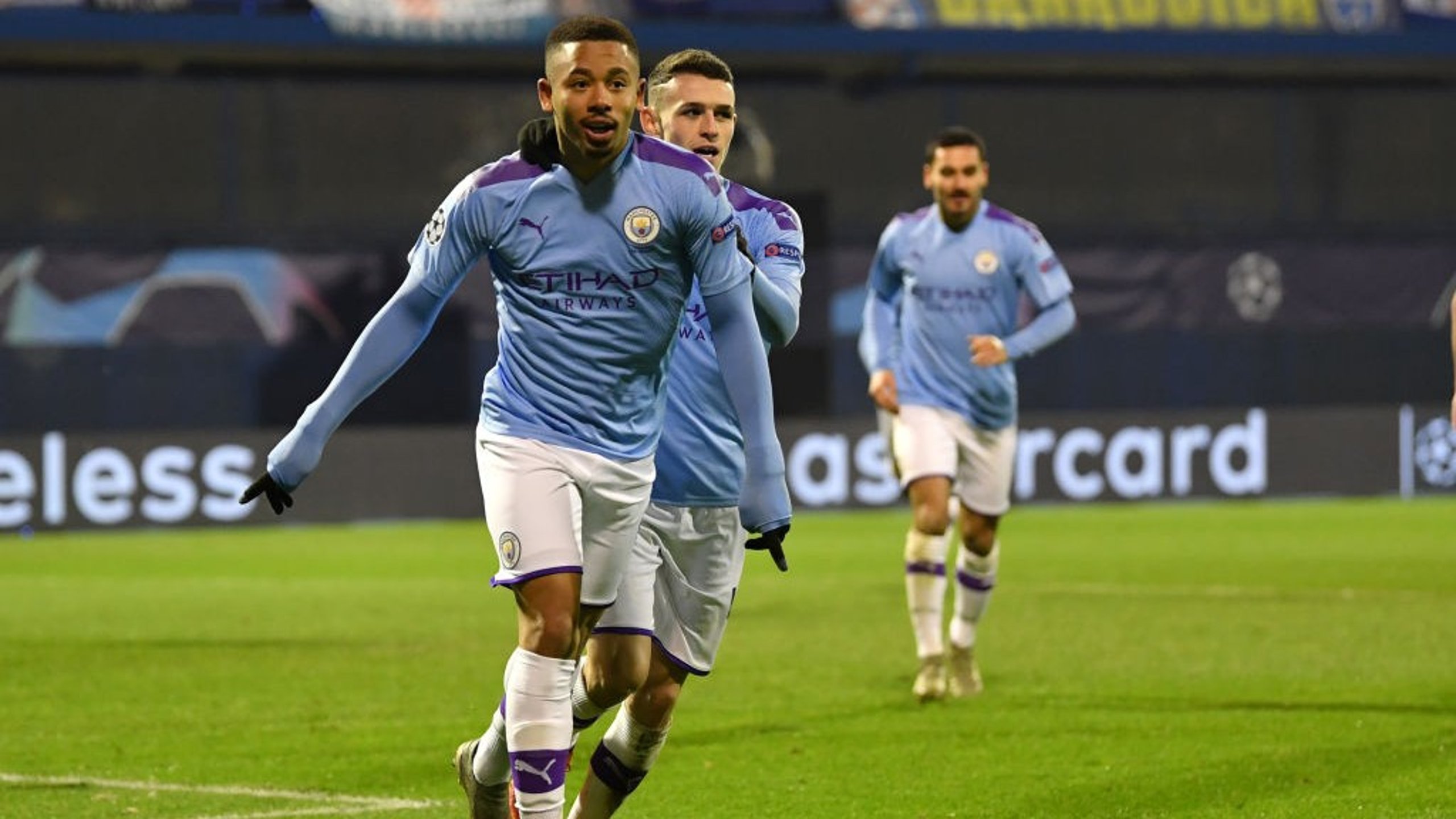 Man City one win from Treble after exquisite Gundogan double downs