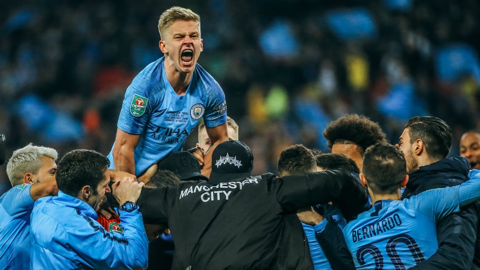 JOY : Carabao Cup winners and Aleks' face says it all!